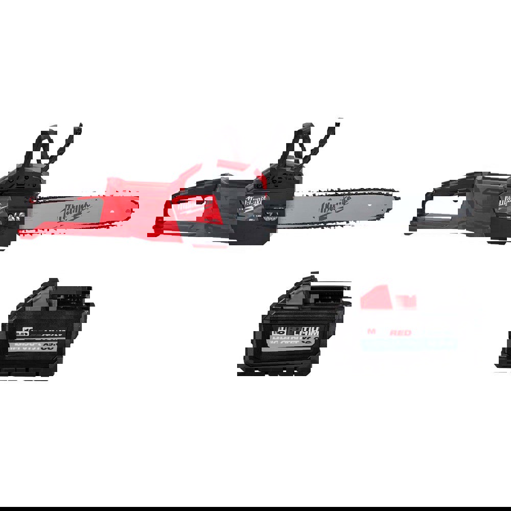 Chainsaws; Power Type: Battery ; Guide Bar Length (Inch): 16 ; Maximum Speed: 6600 RPM ; Chain Oil Dispenser Type: Automatic ; Batteries Included: Yes ; Includes: Chain; M18 REDLITHIUM HIGH OUTPUT XC6.0 Battery Pack